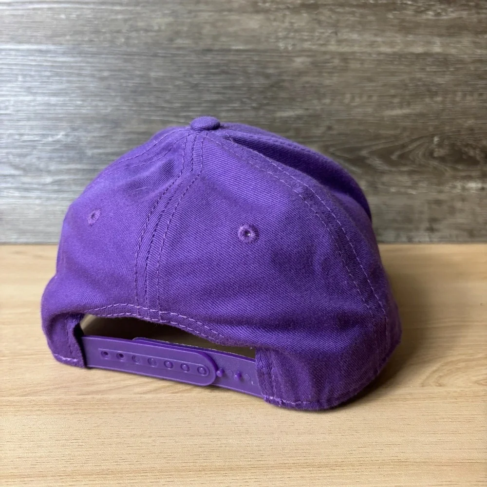 Minnesota Vikings Hat Cap Snap Back Purple NFL Football Miller Lite Adjustable